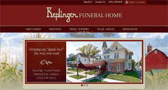 Desktop Screenshot of keplingerfuneralhome.com